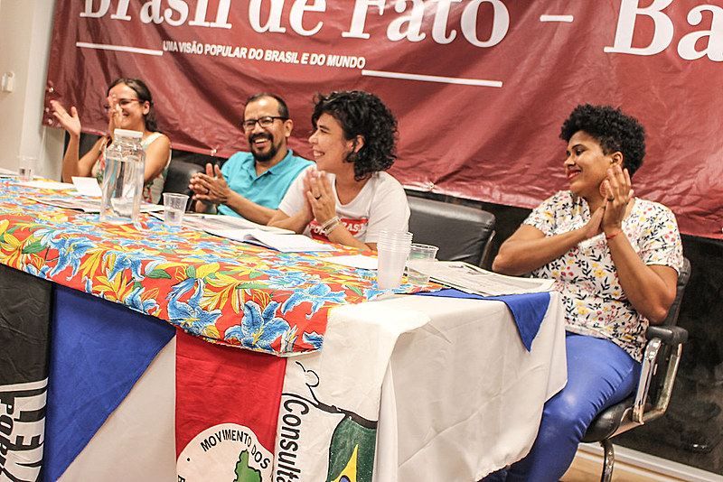 Ato de lançamento do Brasil de Fato Bahia debate comunicação popular