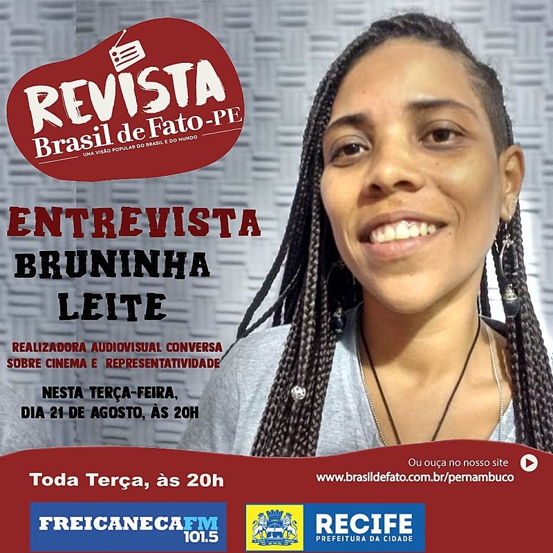 Bruninha Leite destacou as possibilidades populares e militantes com o audiovisual