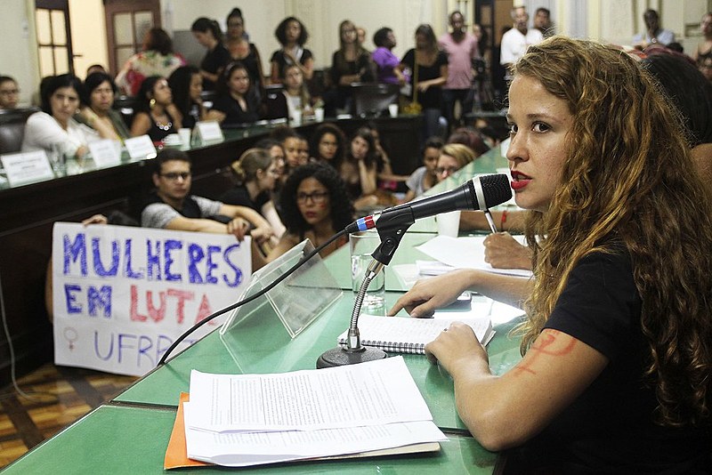 Alunas da Universidade Federal Rural do Rio de Janeiro foram à Alerj em abril denunciar estupros