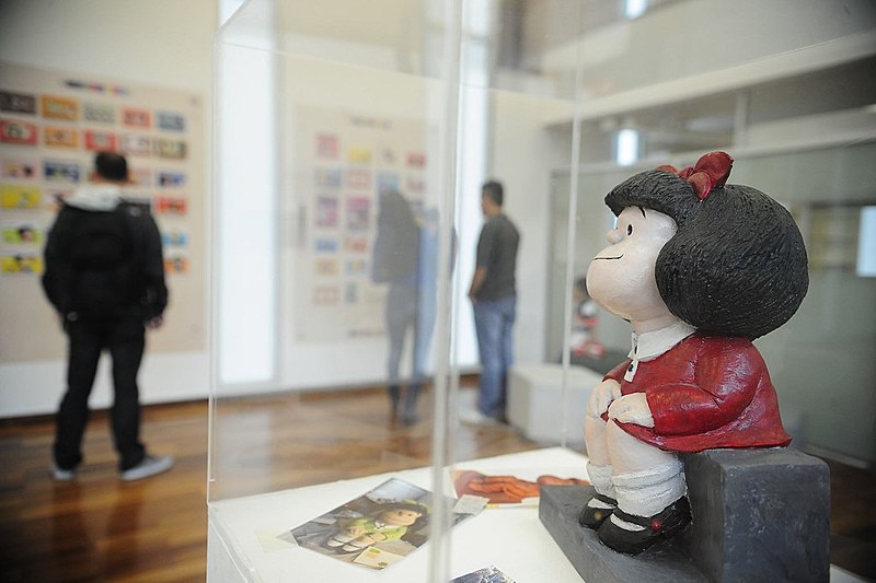 Exposição da Mafalda no Rio de Janeiro, em 2015