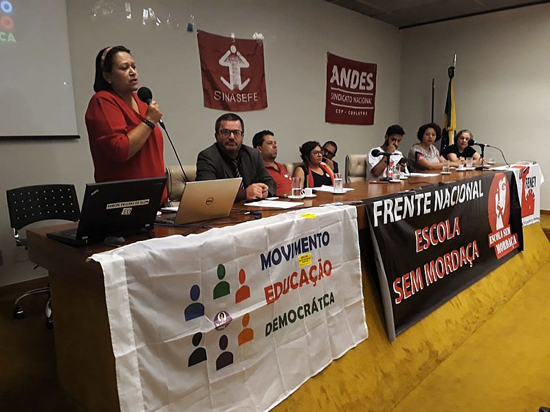 Relançamento da Frente Nacional Escola sem Mordaça, na Câmara dos Deputados, em Brasília (DF)