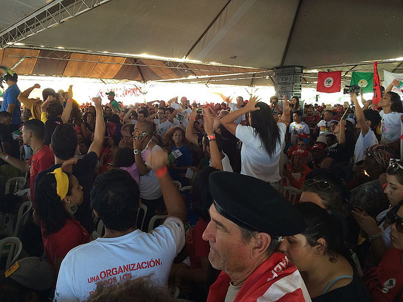 Acampamento Contra o Golpe é uma iniciativa da Frente Brasil Popular.