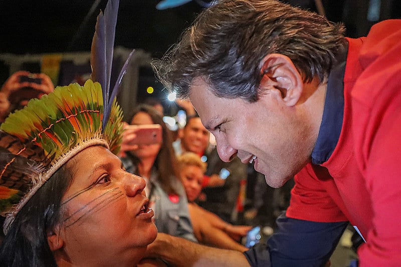 Candidato a vice na chapa do PT, Fernando Haddad tem rodado o país em campanha