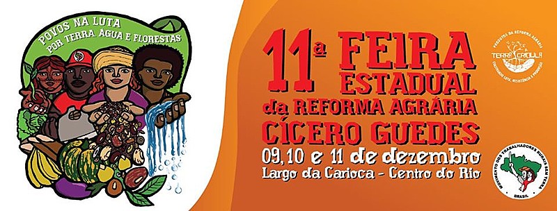 A Feira da Reforma Agrária promete trazer ao público mais de 50 toneladas de alimentos vindos de assentamentos da reforma agrária