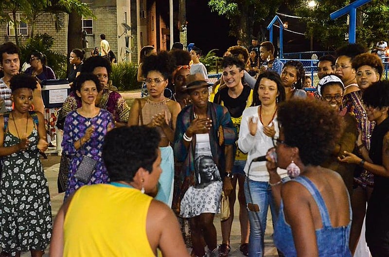 V edição do Slam das Minas BA movimentou o Conjunto ACM, no Cabula, em julho deste ano.