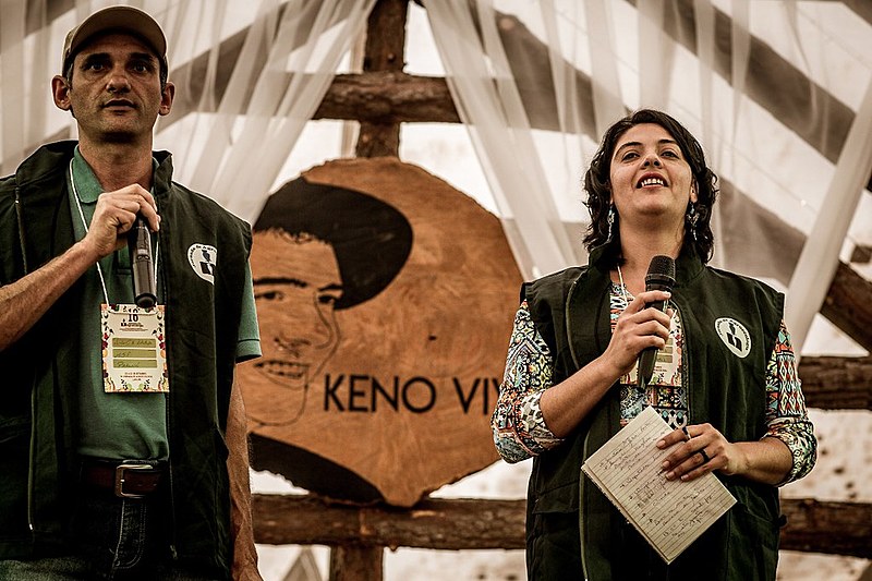 Palco de abertura do primeiro dia da 16ªJornada de Agroecologia