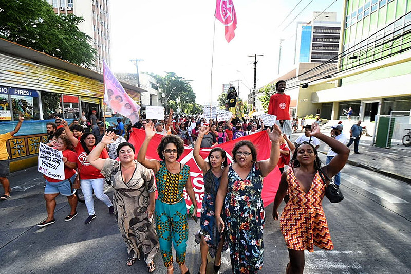 Mandato coletivo das Juntas (PSOL) é composto por Kátia Cunha, Joelma Carla, Carol Vergolino, Robeyoncé Lima e Jô Cavalcanti