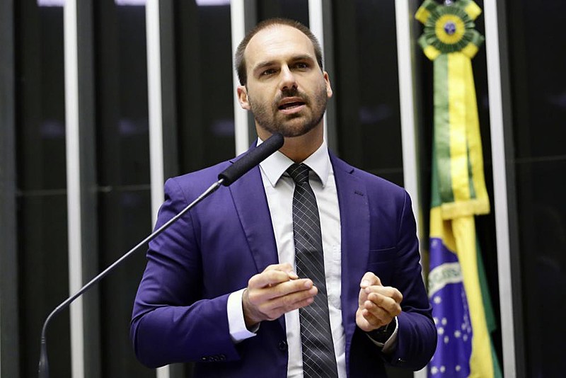 Eduardo Bolsonaro é um dos que migrariam para o partido que o pai dele pretende fundar