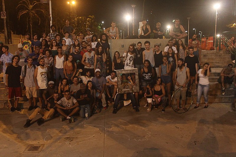 Slam Resistência, acontece na primeira segunda-feira do mês, na Praça Roosevelt, em São Paulo