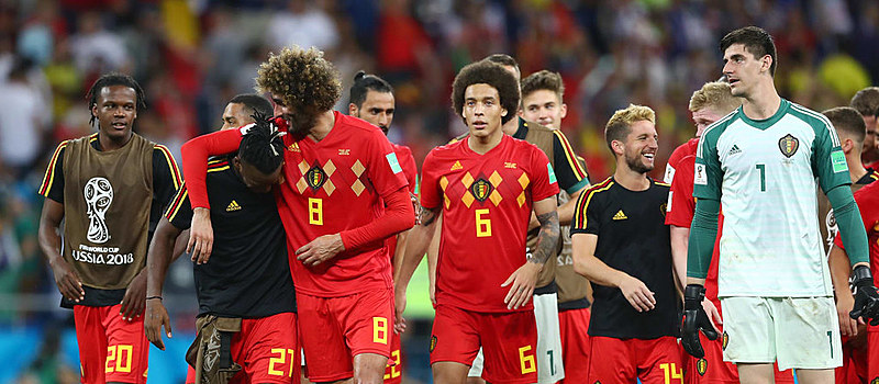 Esta é a segunda vez que a Bélgica disputará as quartas-de-final.