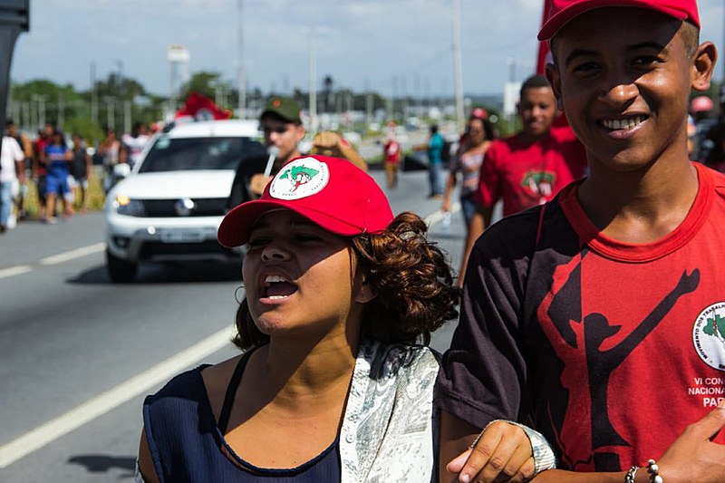 MST faz manifestação em João Pessoa
