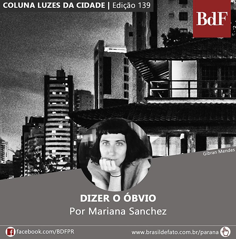 Mariana Sanchez é colunista do Brasil de Fato Paraná
