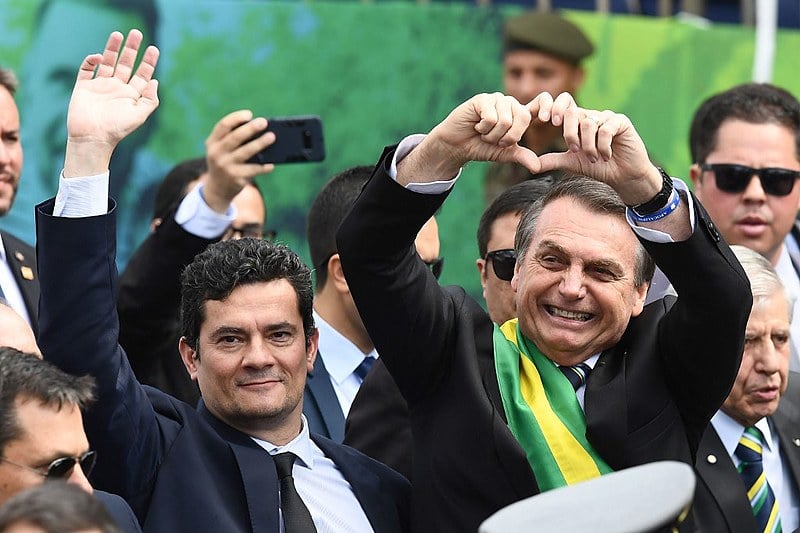Sergio Moro abandonou a magistratura para fazer parte do governo de Jair Bolsonaro, no qual ocupa o cargo de ministro da Justiça