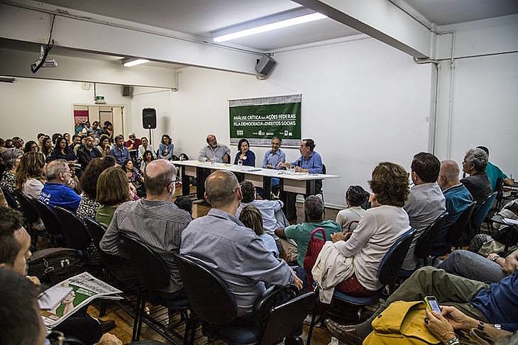 Seminário público “O Golpe no SUS” foi organizado pela revista Le Monde Diplomatique Brasil e pela Plataforma Política Social