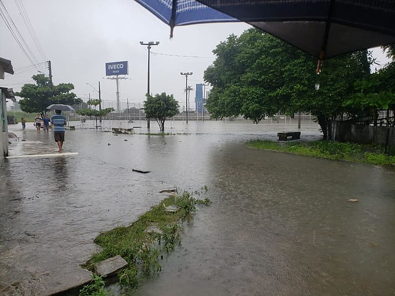Comunidade Três Lagoas alagada