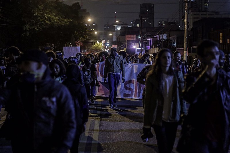 Ato contra a Reforma no Ensino Médio na Avenida Paulista reuniu cerca de 700 estudantes, segundo a PM