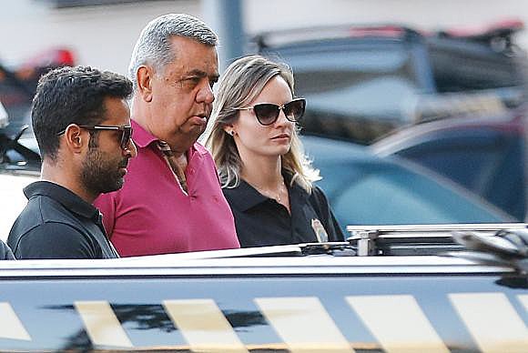 O presidente da Alerj, Jorge Picciani, se entregou à Polícia Federal após ter prisão decretada