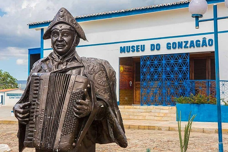 O Museu do Gonzagão fica localizado em sua terra natal, na cidade de Exu, sertão de Pernambuco