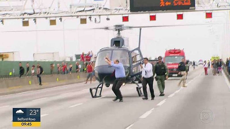 Wilson Witzel comemora desfecho com morte do sequestrador do ônibus no Rio de Janeiro