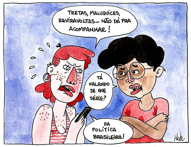 Noticiário brasileiro causa "exaustão de perplexidade"