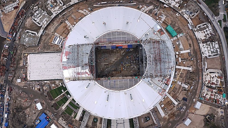 Arena São Petersburgo será palco de uma das semifinais do Mundial