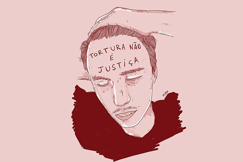 Charge do artista Hiro