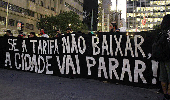 A integração entre ônibus e trens da CPTM e do Metrô foi aumentada pelo governo Alckmin (PSDB) de R$ 5,92 para R$ 6,80