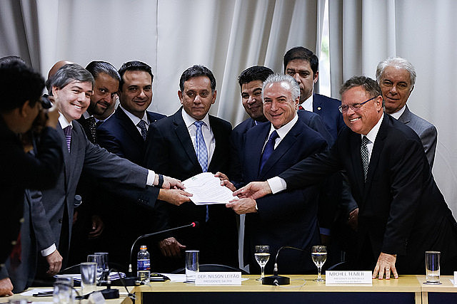 Temer también se reunió con el Frente Parlamentario Agropecuario este martes (1)