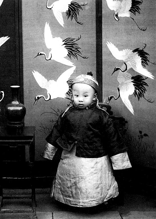 Retrato de Pu Yi em 1910