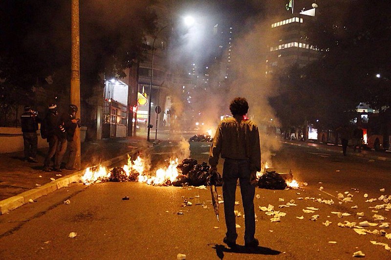 Em São Paulo, protestos terminaram em repressão por quatro dias consecutivos