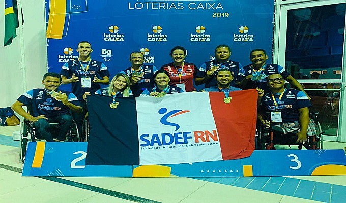 Sete atletas do RN subiram ao pódio 12 vezes durante a competição
