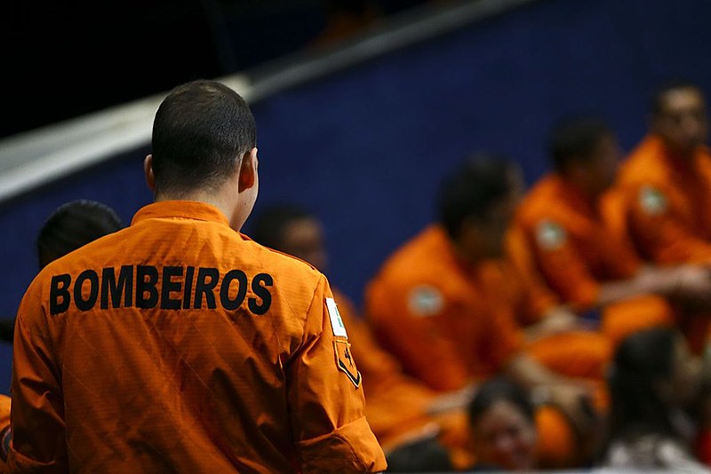 No dia 29, Senado Federal homenageou o Corpo de Bombeiros mineiro pela atuação no rompimento da barragem no Córrego do Feijão