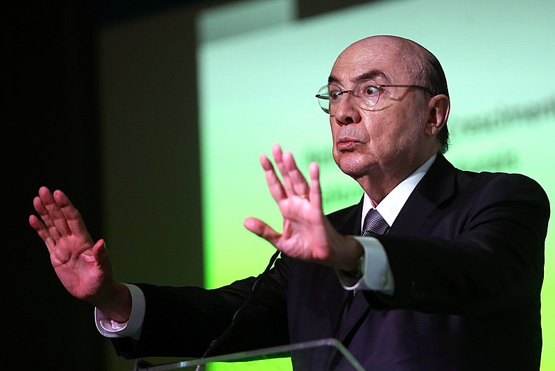 Meirelles em conferência magna sobre o tema Tendências da Economia Brasileira, no 28º Congresso Aço Brasil