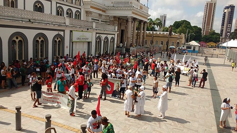 Concentração do grito em Belém, no centro Arquitetônico de Nazaré (CAN)