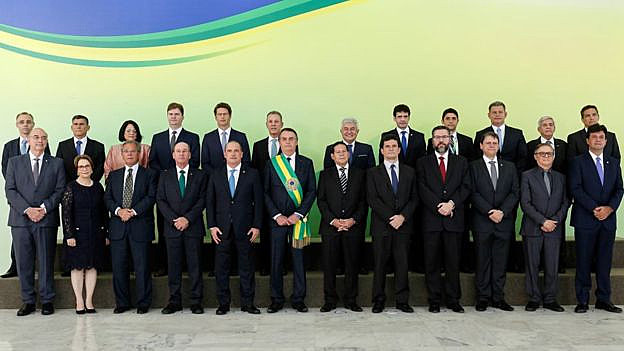 La toma de posesión de los ministros de Bolsonaro