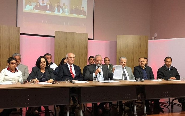 Teleconferência: Lula fala a sindicalistas do mundo todo, que lançaram campanha em defesa do ex-presidente