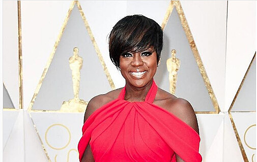 Viola Davis na cerimônia do 89º Oscar