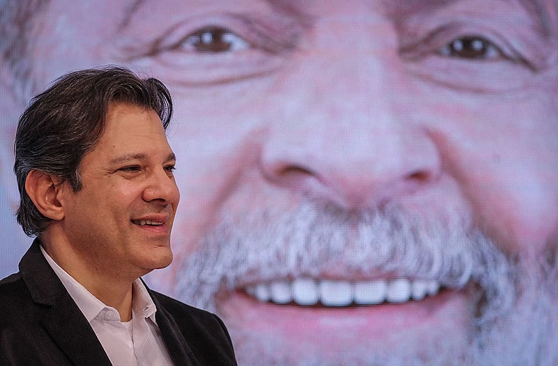 Fernando Haddad, candidato à Presidência da República pelo Partido dos Trabalhadores