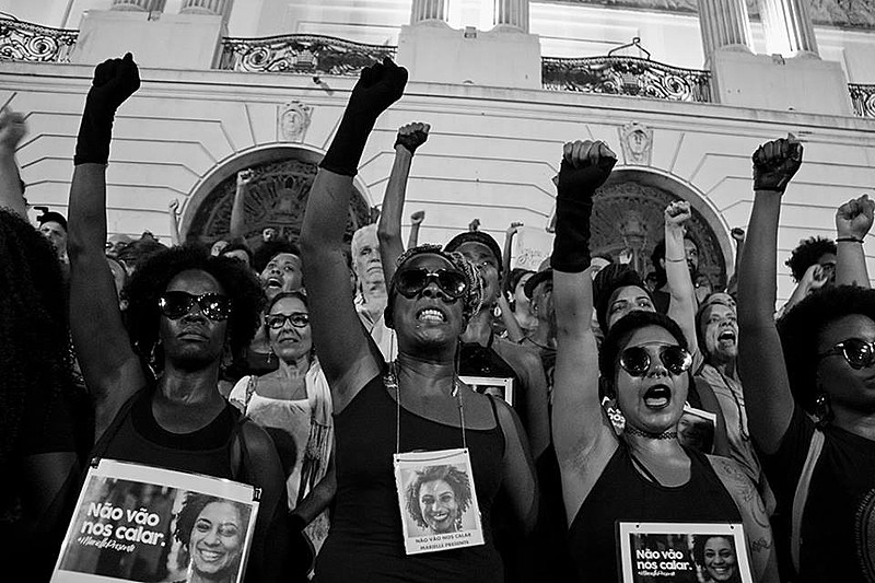 Protestas en Río por el asesinato de Marielle Franco