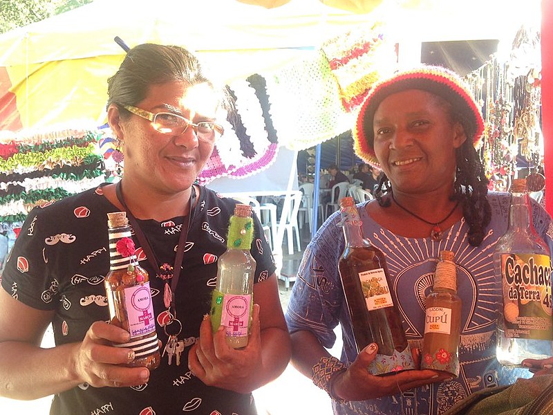 Produção de cachaça de jambu do assentamento 1º de Março, em São João do Araguaia, no Pará