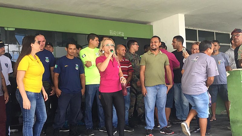 A manifestação ocorreu quarta (24)