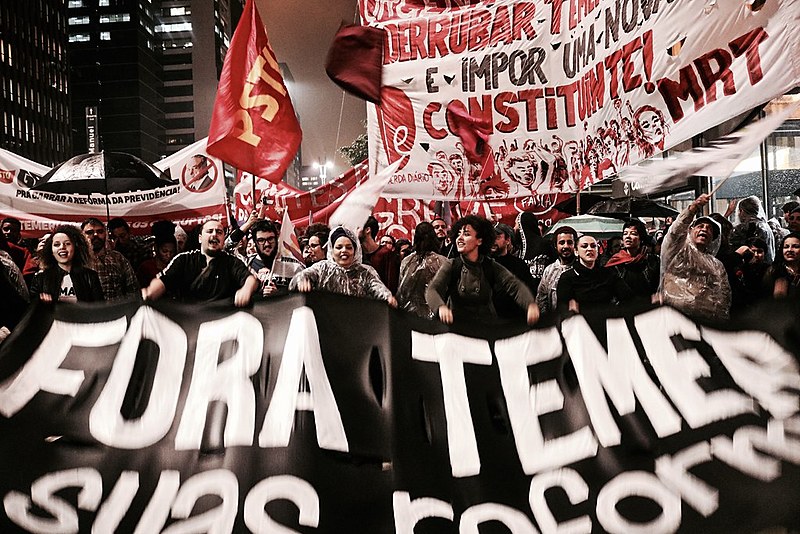 Mobilizações contra os desmontes sociais aprovados durante o governo de Michel Temer