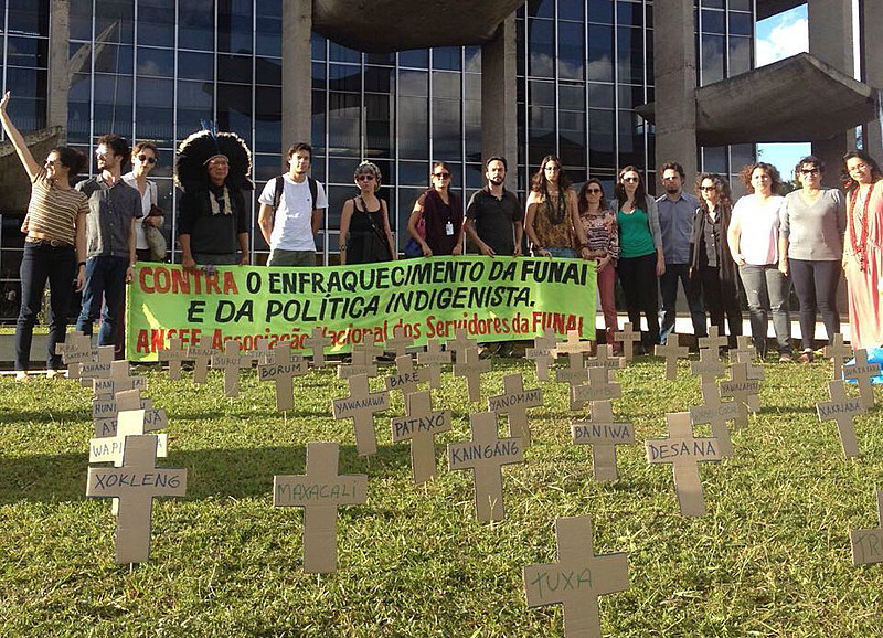 “A nomeação dele seria uma remilitarização da Funai, pois traria uma atuação nociva em relação aos direitos indígenas", diz um servidor do órgão