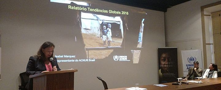 Lançamento do relatório Tendências Globais, da Agência da ONU para Refugiados, em São Paulo