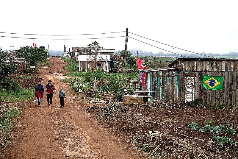 Acampamento Maria Rosa do Contestado transformou área pública ocupada ilegalmente por empresas do agronegócio em lugar de moradia e produção