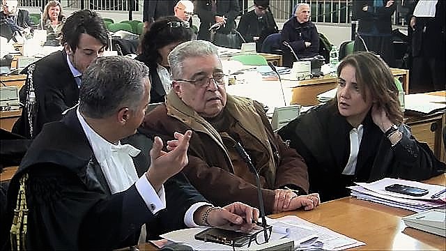 O ex-tenente uruguaio Néstor Troccoli (centro) foi um dos condenados pela Justiça italiana