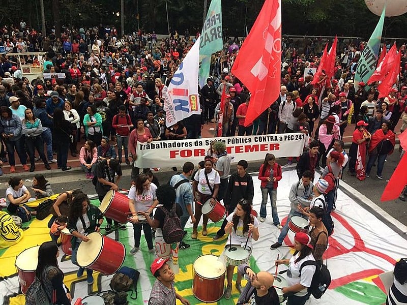 Los trabajadores contra el desmonte del servicio público