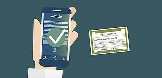 O e-título trará informações relevantes para o eleitor, como o local de votação e dados de cadastro biométrico.