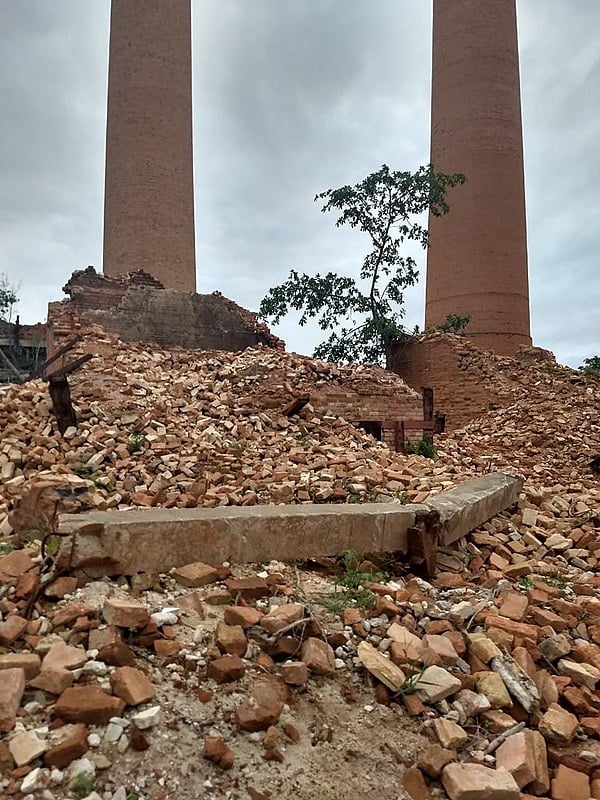 Antigos fornos da Usina de Cambahyba viraram escombros; MPF investiga o caso sob sigilo