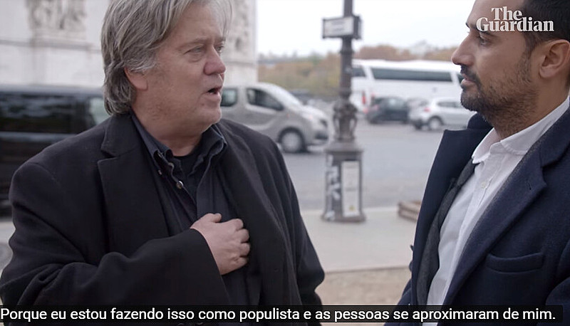 Bannon oferece aos partidos de extrema direita ajuda com "pesquisas, análises de dados, mídias sociais, criação de "salas de guerra"